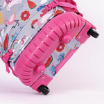 Mochila C/carro Elf 6442A Unicornio 2 Div Base Goma